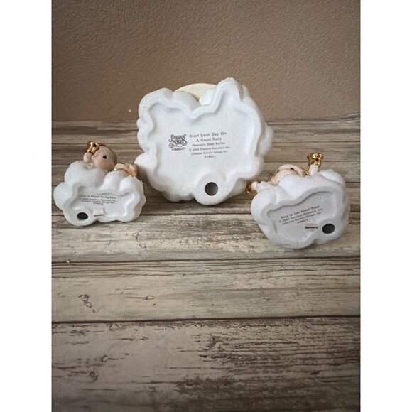 Precious Moments Heavenly Daze Angel Bell 3-Piece Set "Good Note" 879614 No Box - Picture 12 of 16
